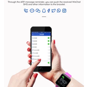 Smart Ur Blodtryk Smartwatch Kvinder ' s Square Se Overvåge Fitness Tracker Reloj Inteligente Mujer Sport Til Android, Ios