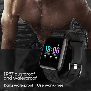 Smart Ur Blodtryk Smartwatch Kvinder ' s Square Se Overvåge Fitness Tracker Reloj Inteligente Mujer Sport Til Android, Ios