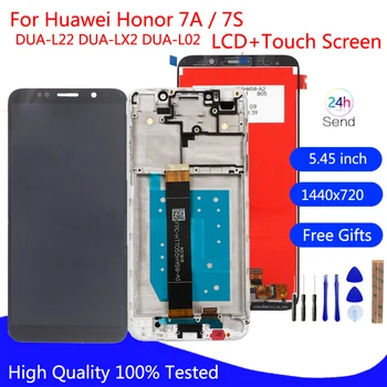Original LCD Til Huawei Honor 7A 7S Dua-l22 DUA-LX2 LCD-Skærm Touch screen Digitizer Assembly Til Ære 7S-Skærm LCD-Skærm