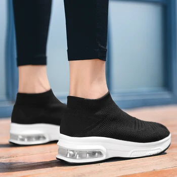 2020 Nye Kvinder Sneakers Platform Kvinder Vulcanize Sko Åndbar Mesh Casual sko Udendørs Let Lejligheder Shoes Mujer