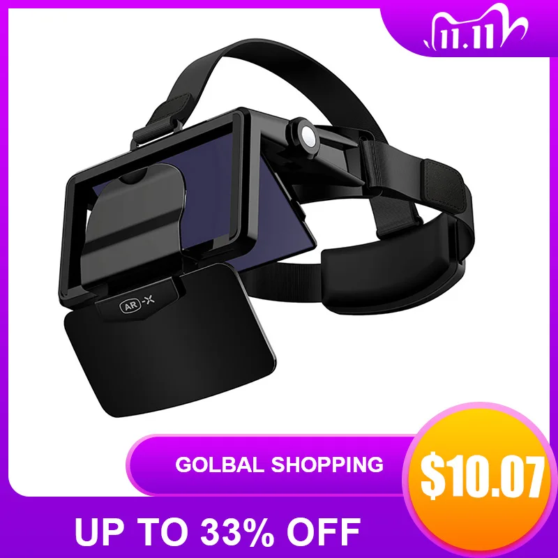 Mutton Il Ved en fejltagelse Ar-briller 3d-vr Hovedtelefoner Virtual Reality, 3d-briller Pap Vr Headset  For 4.7-6.3 Tommer Telefon For Fiit Vr Ar-x Hjelm køb online - Mall >  www.bujinkan-vejle.dk